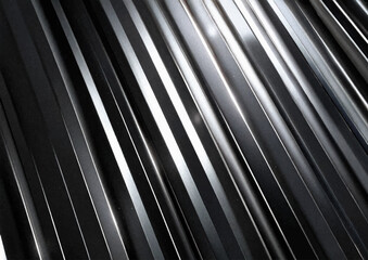 メタリックな黒の波型テクスチャ背景