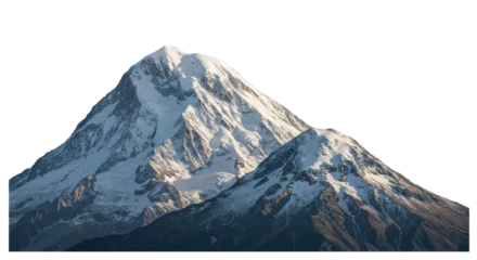 Fototapete Berge Isolated Snowy Mountain Peak  © Emma