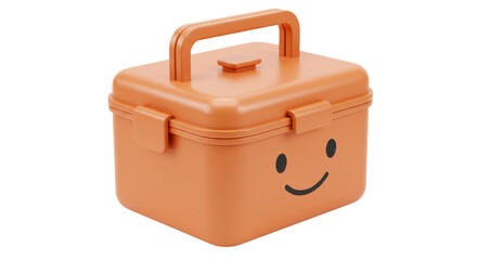 Isolated Smiling Face Lunch Box