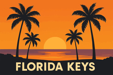 Fototapeta premium Sunset in the Florida Keys