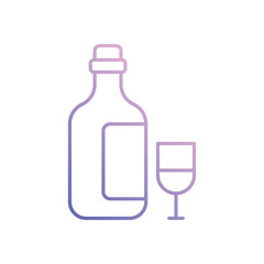 Wine Vector icon