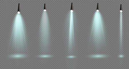 Vector light set includes light source, studio lighting, walls. It also includes floodlighting and spotlighting. Finally, it includes light beams and light effect.For banners.PNG