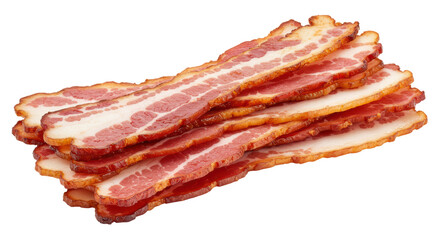 Isolated Stack of Bacon