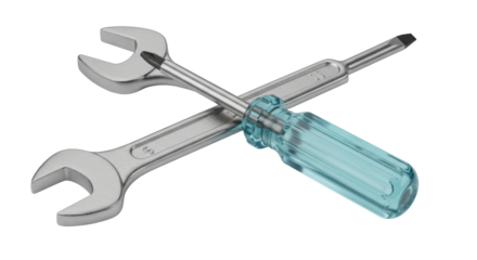 Isolated Wrenches and Screwdriver