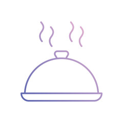 Food Tray Vector icon