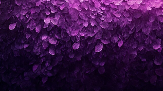 Abstract purple leaf background