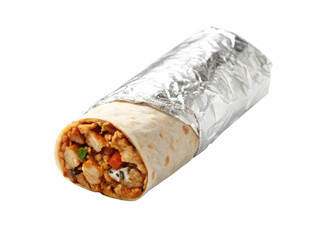 Burrito foil wrap png wrapped burrito png takeaway burrito png foil covered burrito png fast food wrap png mexican wrap png portable food wrap png transparent background image