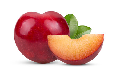 cherry plums isolated on transparent png, Image from camera