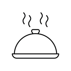 Food Tray Vector icon