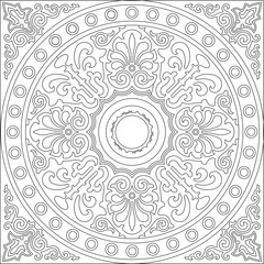 vector illustration design ornament decoration background classic vintage ethnic traditional abstract modern
