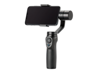 Camera stabilizer for smartphone png mobile gimbal png phone stabilizer png handheld smartphone rig png filming accessory png vlogging gear png video stabilizer png transparent background image