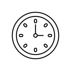 Clock  Vector icon