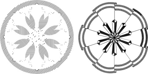 vector image illustration design ornament decoration mandala background classic vintage ethnic traditional abstract floral