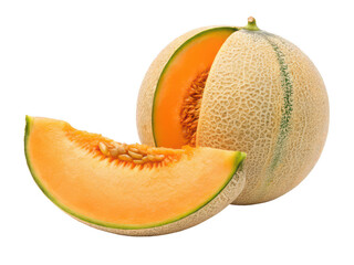 Cantaloupe fruit png melon fruit png sweet cantaloupe png fresh melon png ripe cantaloupe png summer fruit png orange melon png transparent background image