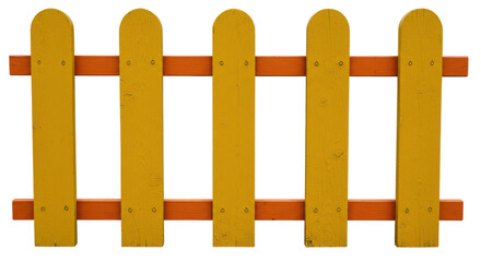 Isolated Wooden Fence