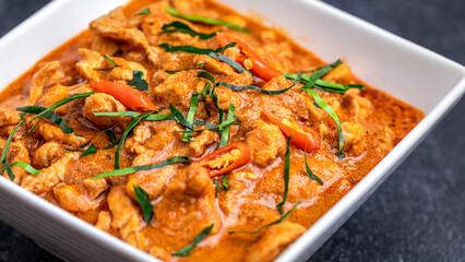 Panang curry chicken, Thai curry, Asian spicy curry
