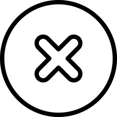 Arrow Icon – Black Outline Vector Direction Symbol Isolated on White Background