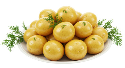Isolated Potatoes