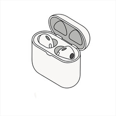vector illustration of a tin can