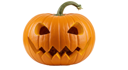 Isolated Halloween Pumpkin