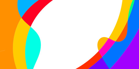 Abstract vibrant color shapes (3)