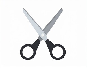 Pair Of Scissors Isolated On White Background