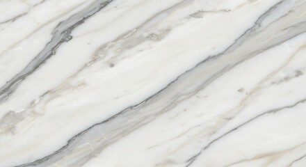 Calacatta White Marble Texture Background with Subtle Gray Veins