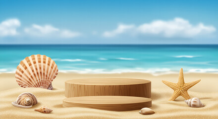 seashells on the beach
