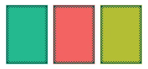 Set of backgrounds for cinco de mayo, fiesta. Mexican templates for invitations, restaurant menu, posters.