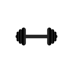 Dumbbell Icon Simple, Clean Weightlifting Graphic Design