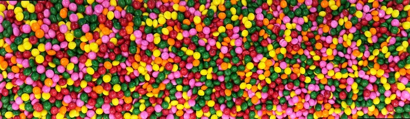 Colorful candy panorama perfect for wide headers and vibrant designs © Robert Kneschke