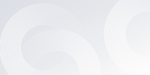 Simple white background with  lines digital future modern abstract