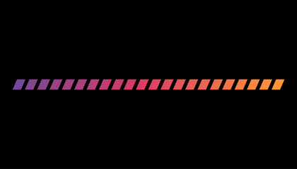 Loading or progress completed percentage bar, loading status bar, download progress icon vector