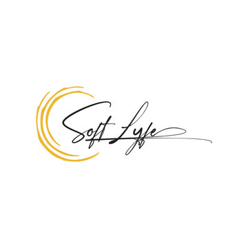**Soft Lyfe** logo featuring smooth typography, gentle curves, and calming icons like leaves, clouds, or waves. Ideal for wellness, skincare, or lifestyle brands. Soothing, modern, and minimal.

