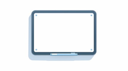 Blank Whiteboard  Perfect for Presentations, Brainstorming, and Education