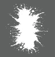 ink splat white color, brush splatter ,paint splatter , ink splatter