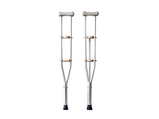 Crutches png medical crutches png aluminum forearm crutches png walking aid png mobility assistance device png adjustable crutches png orthopedic support gear png transparent background image
