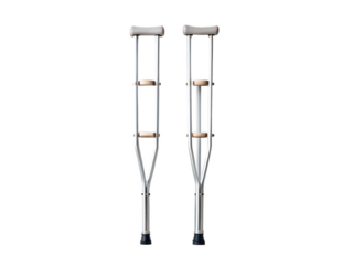 Crutches png medical crutches png aluminum forearm crutches png walking aid png mobility assistance device png adjustable crutches png orthopedic support gear png transparent background image