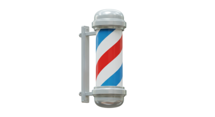 Isolated Barber Pole