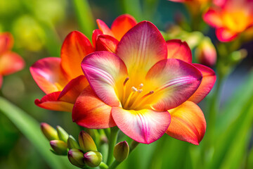 Fototapeta premium Freesia generative ai
