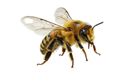 Isolated Honey Bee