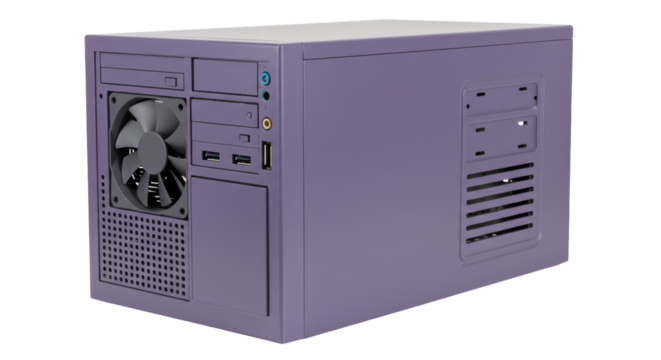 Isolated Computer case
