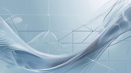abstract blue background with lines