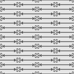 Fototapeta premium seamless botanical pattern of painted oriental motifs 