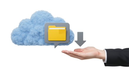 Isolated Cloud download