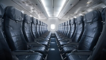 interior of an airplane
