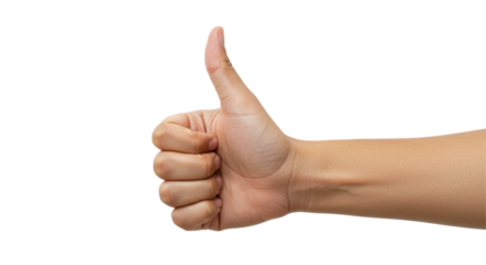 Isolated Hand with Thumbs Up