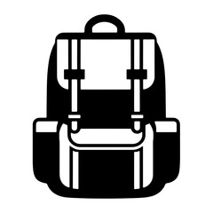backpack icon isolated PNG transparent