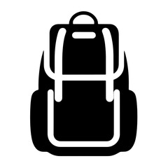 backpack icon isolated PNG transparent