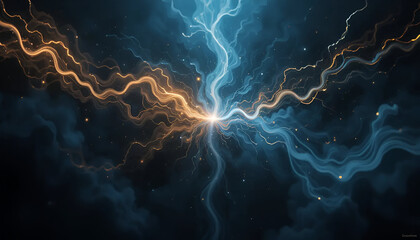 lightning in the night